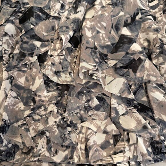 Princess Vera Wang Layered Ruffled Mini Skirt Lined Elastic Waist Size Large - Picture 3 of 10